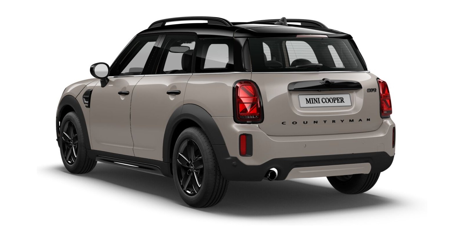 MINI MINI Countryman in Grau von hinten MINI MINI Countryman in Grau von hinten