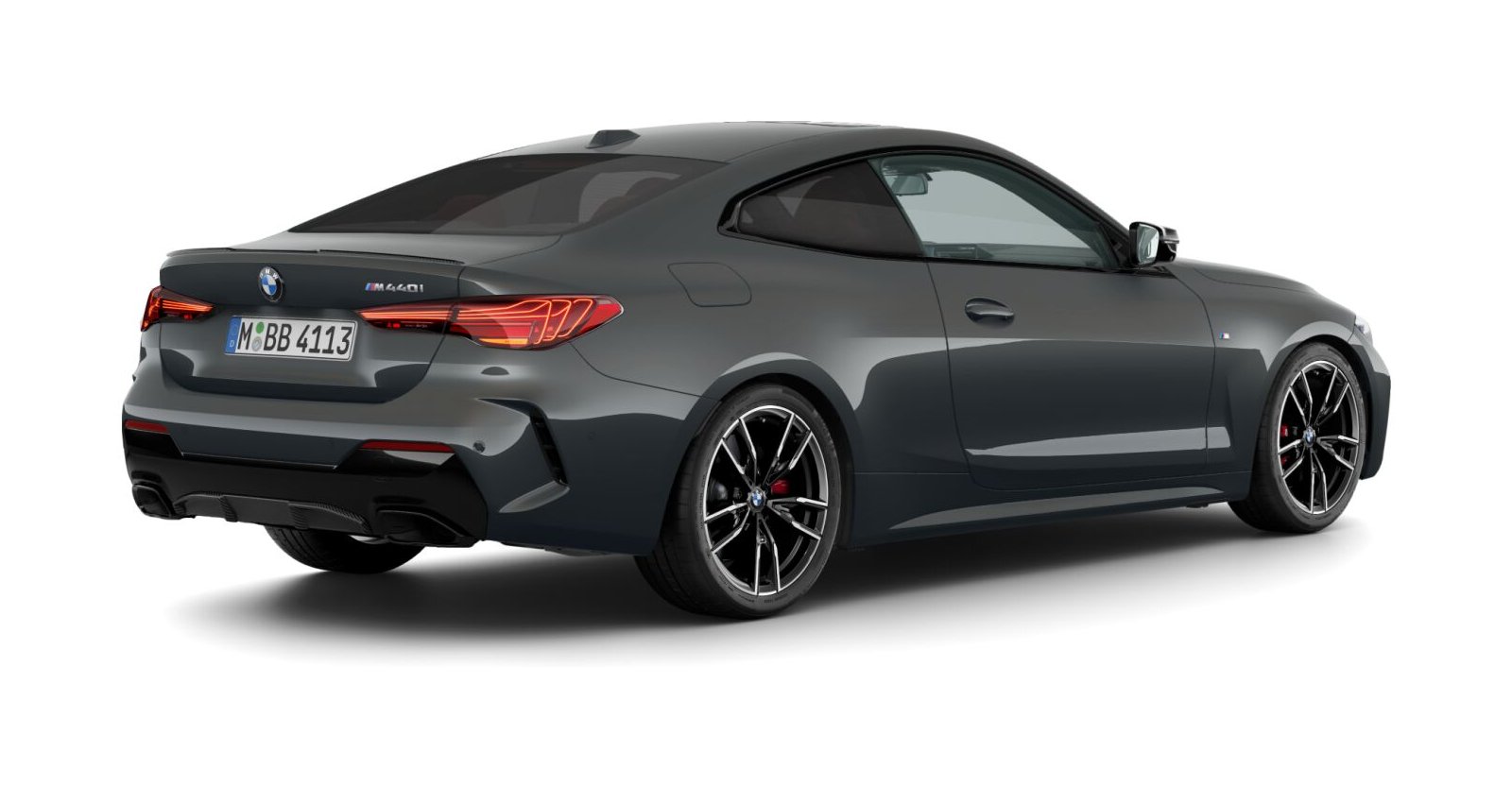 BMW BMW 4er in Grau von hinten BMW BMW 4er in Grau von hinten