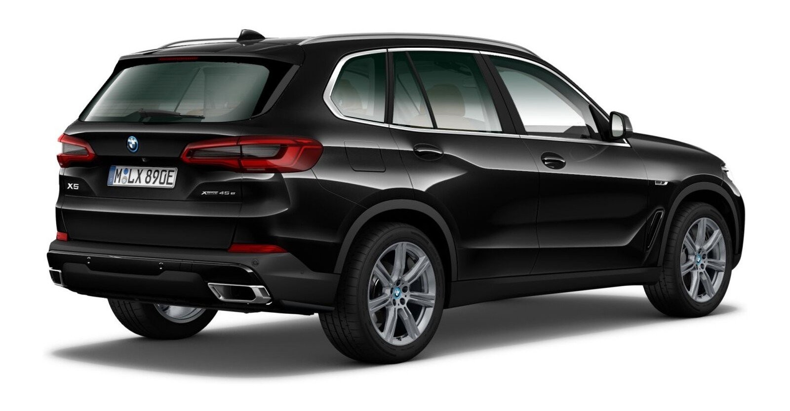BMW BMW X in Schwarz von hinten BMW BMW X in Schwarz von hinten