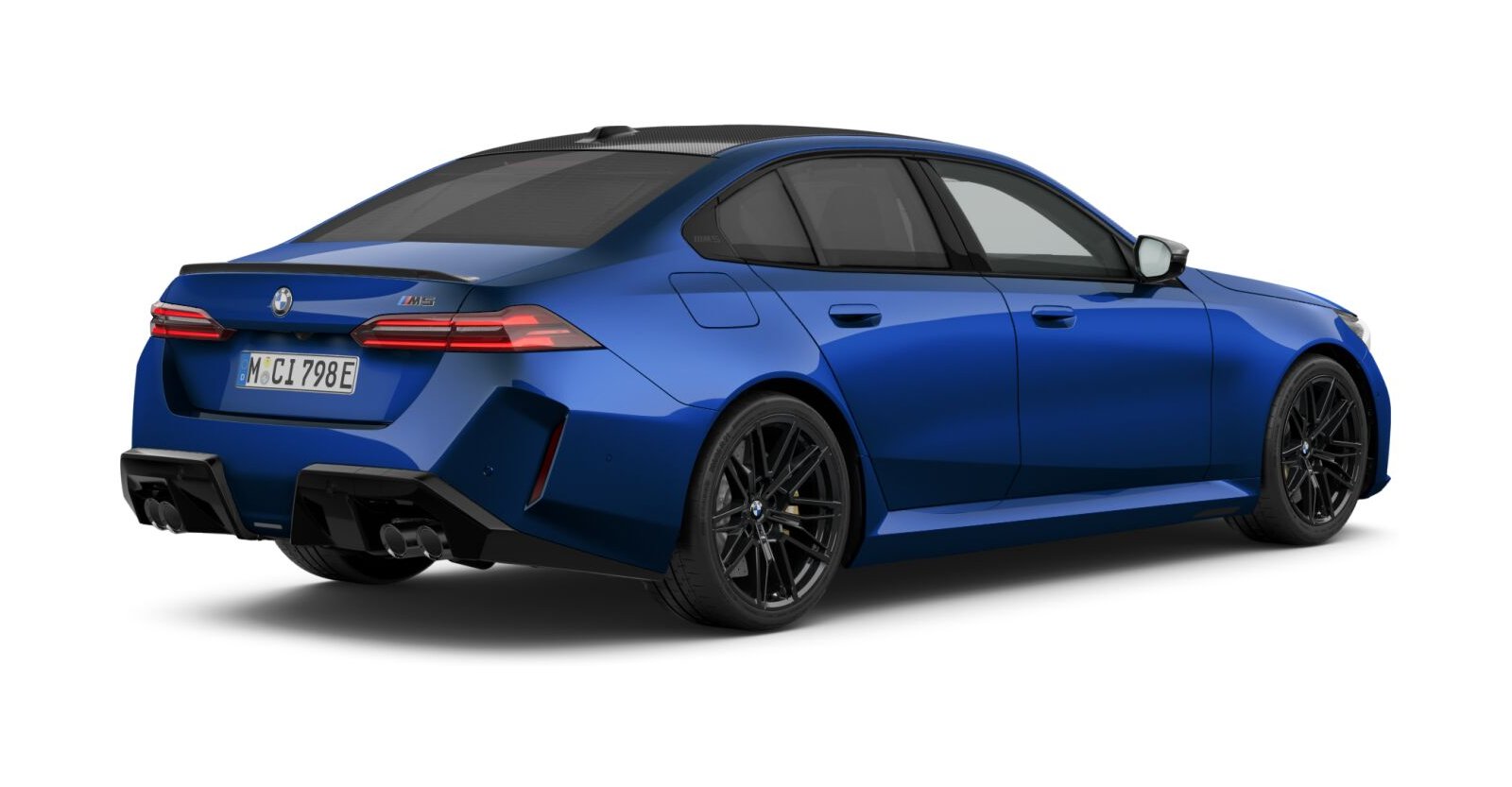BMW BMW M in Blau von hinten BMW BMW M in Blau von hinten