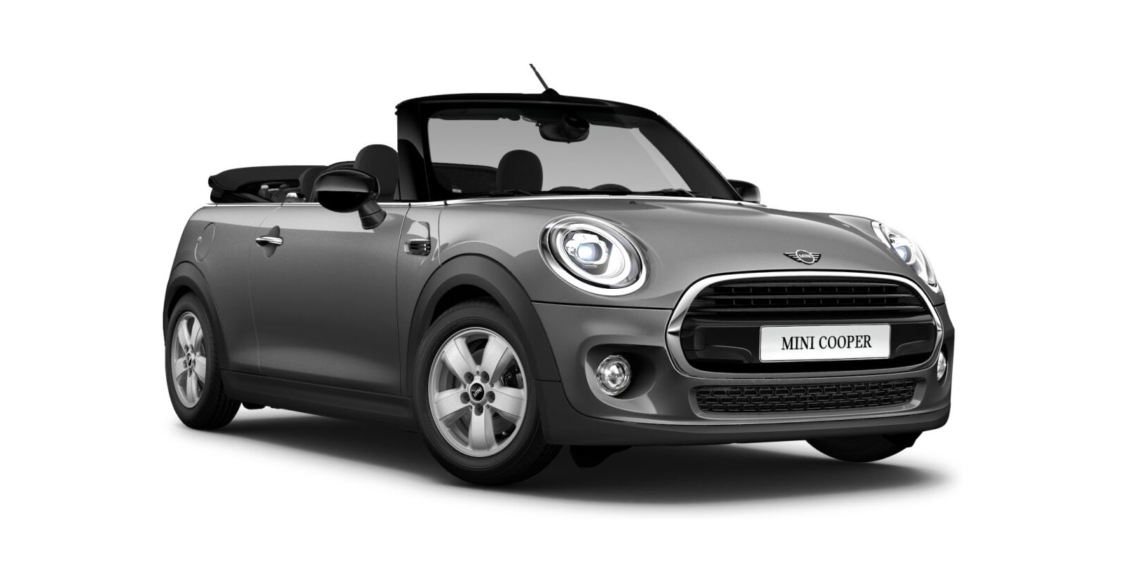 MINI MINI Cabrio in Grau von vorne
