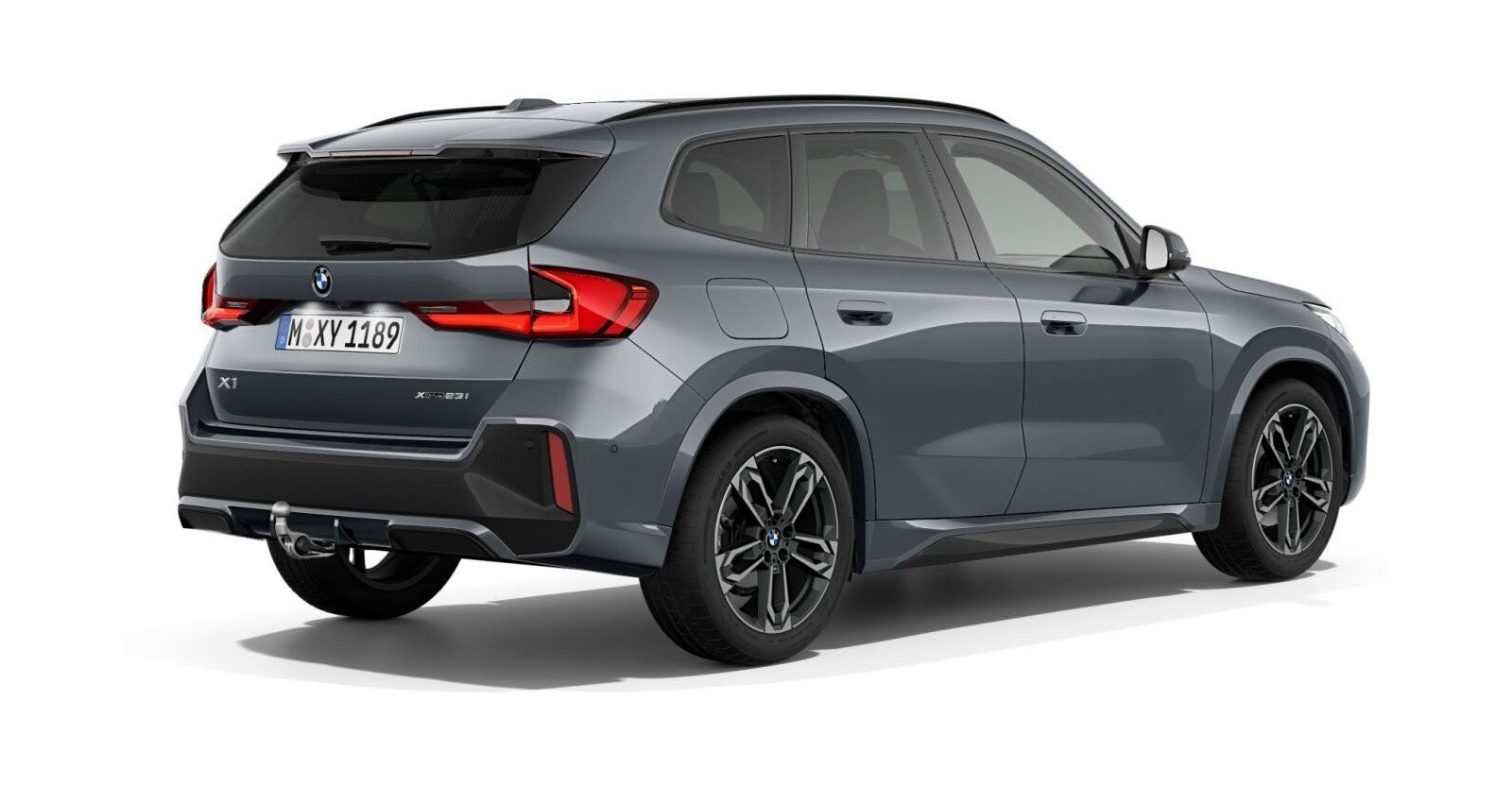 BMW BMW X in Grau von hinten BMW BMW X in Grau von hinten