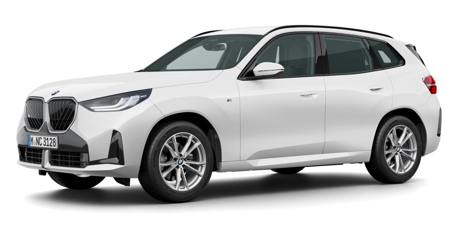 BMW X3 20d xDrive in Weiß von vorne BMW X3 20d xDrive in Weiß von vorne