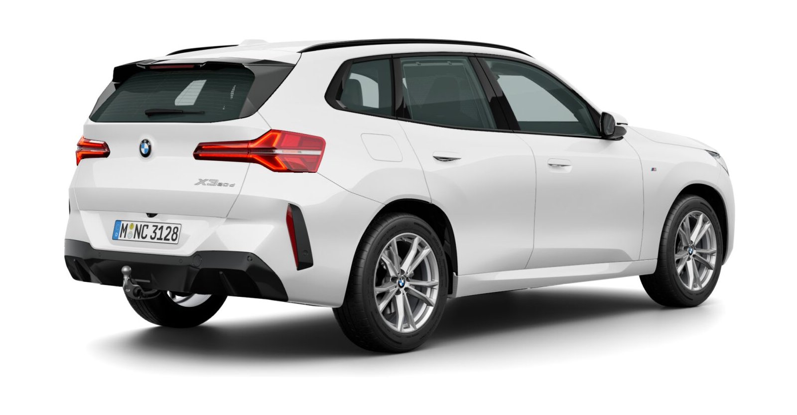 BMW BMW X in Weiß von hinten BMW BMW X in Weiß von hinten