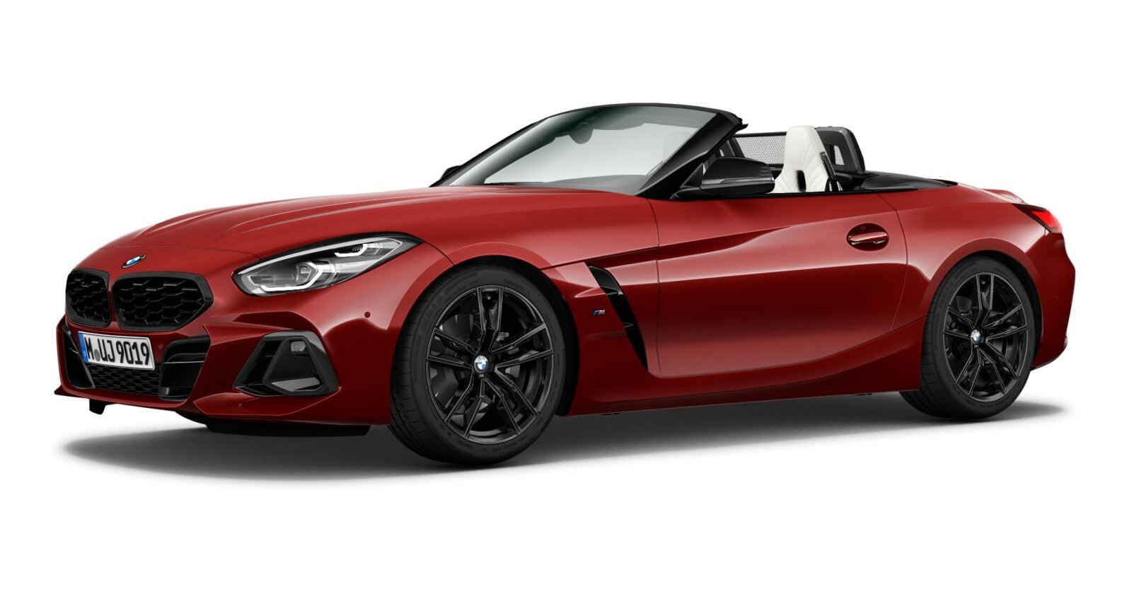 BMW Z4 sDrive20i in Rot von vorne BMW Z4 sDrive20i in Rot von vorne