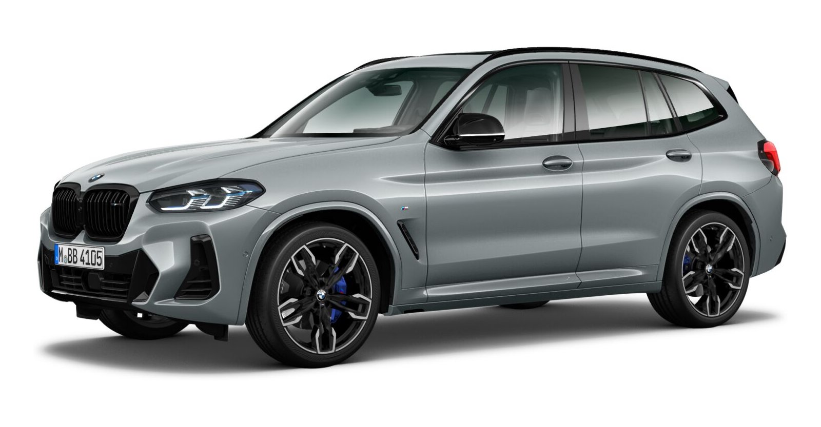 BMW X3 M40d in Grau von vorne BMW X3 M40d in Grau von vorne