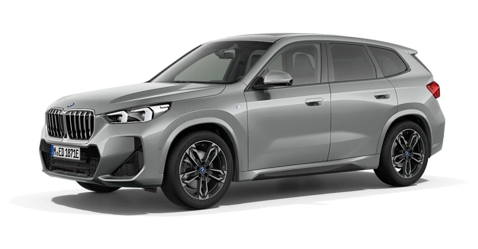 BMW iX1 xDrive30 in Grau von vorne BMW iX1 xDrive30 in Grau von vorne