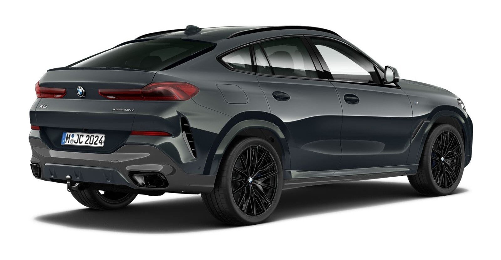 BMW BMW X in Grau von hinten BMW BMW X in Grau von hinten