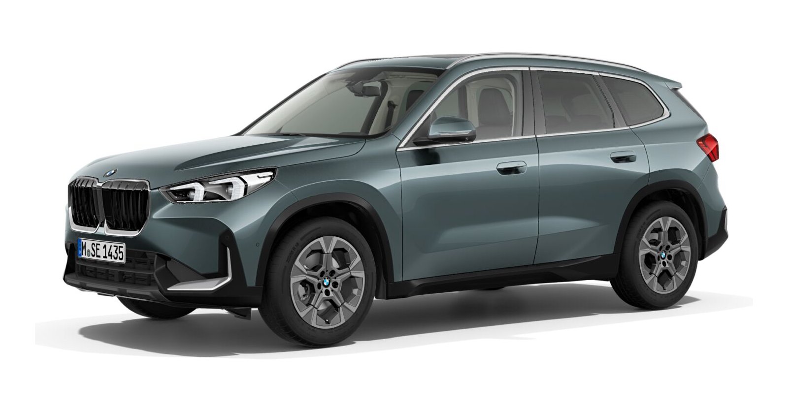 BMW X1 sDrive20i in Grün von vorne BMW X1 sDrive20i in Grün von vorne