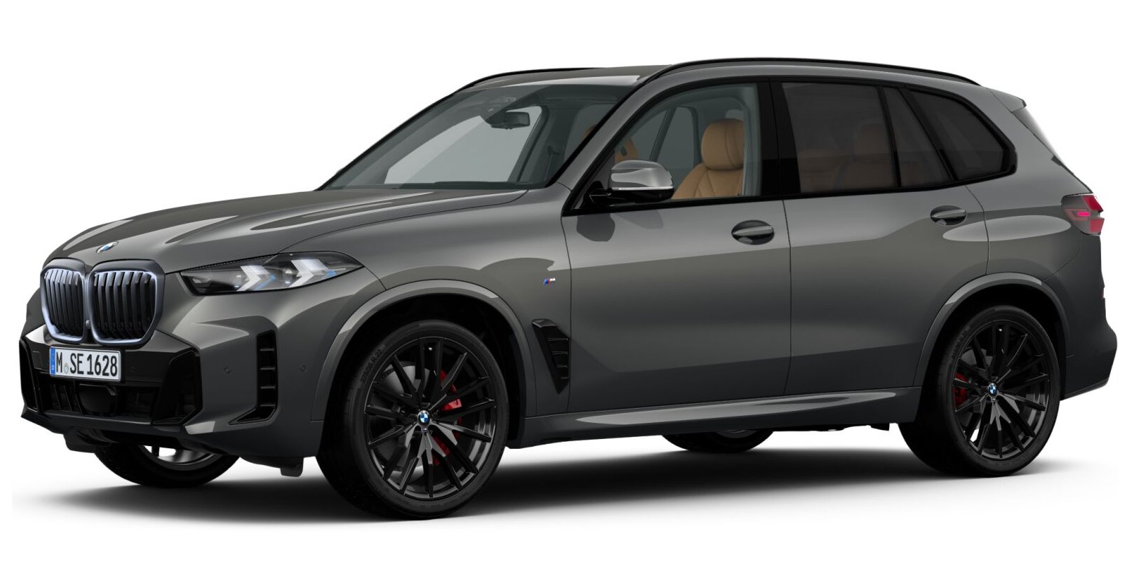 BMW X5 xDrive40i in Grau von vorne BMW X5 xDrive40i in Grau von vorne