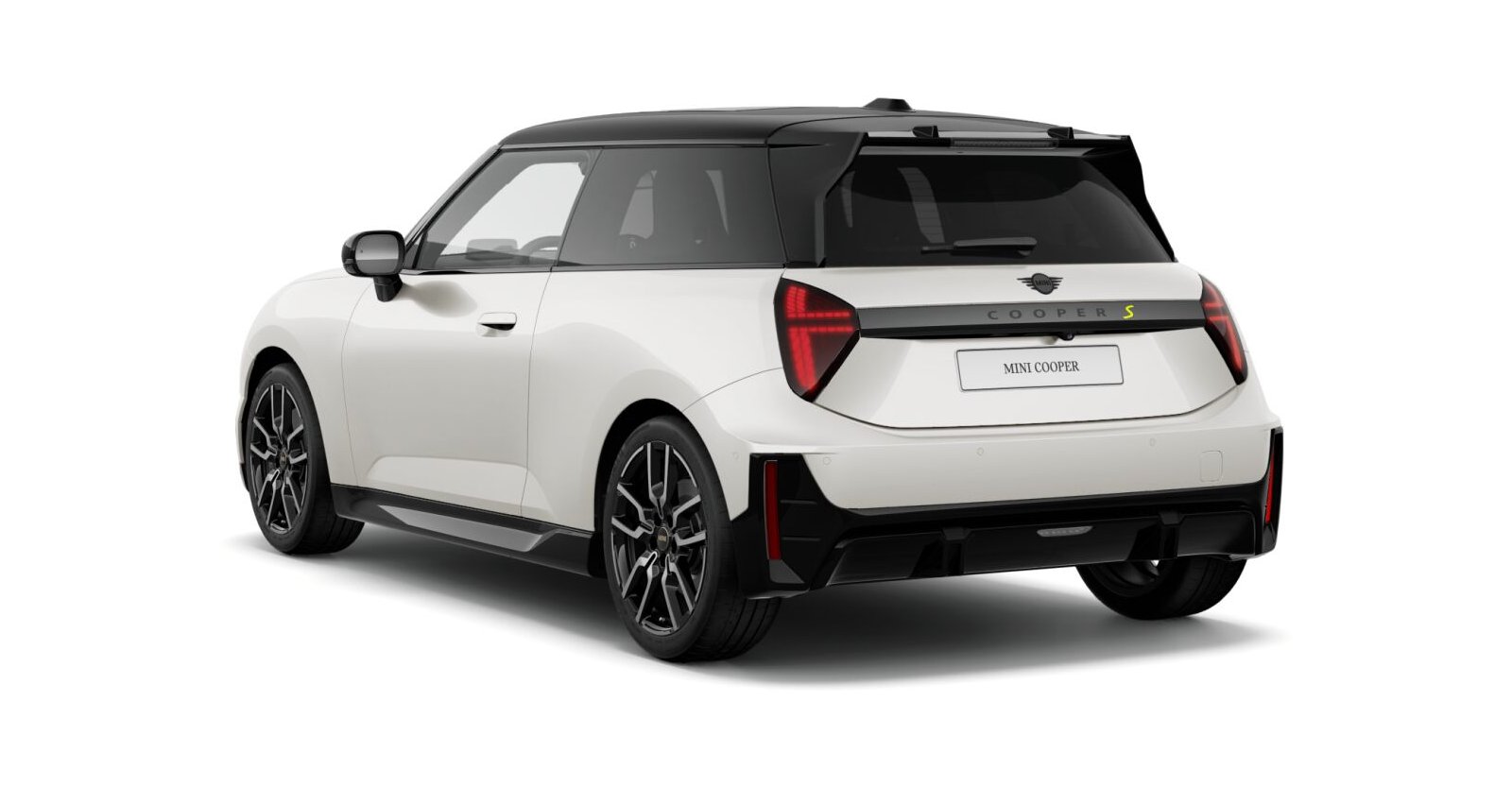MINI MINI 3-Türer in Weiß von hinten MINI MINI 3-Türer in Weiß von hinten