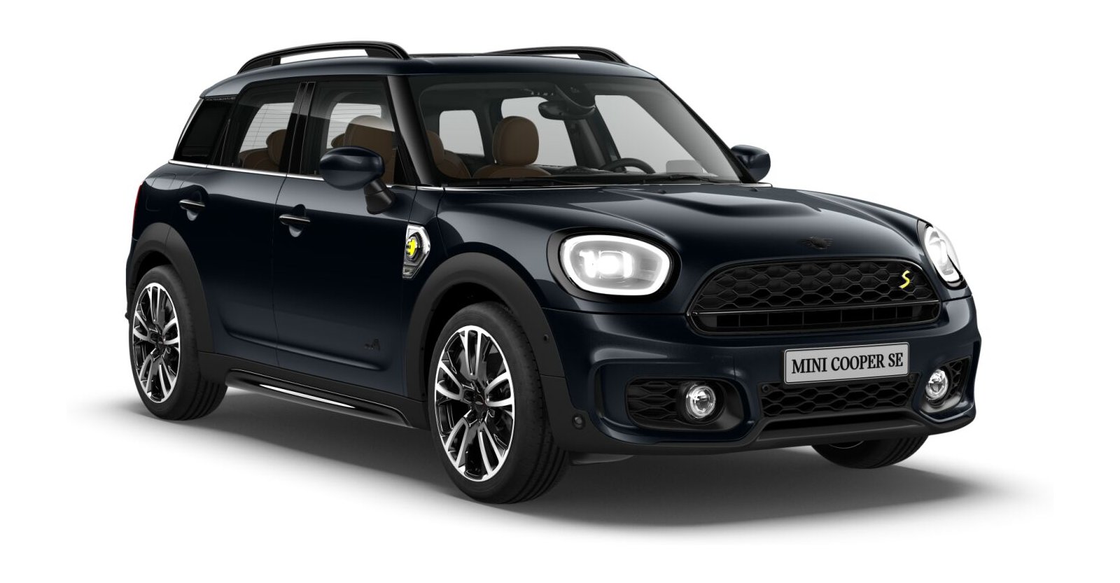 MINI MINI Countryman in Schwarz von vorne