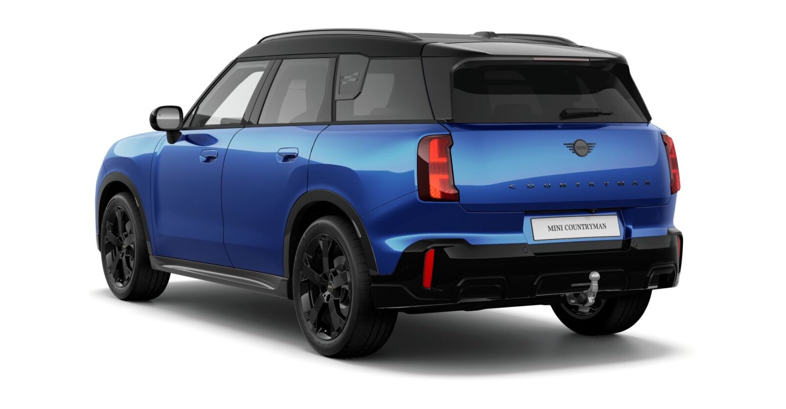 MINI MINI Countryman in Blau von hinten MINI MINI Countryman in Blau von hinten