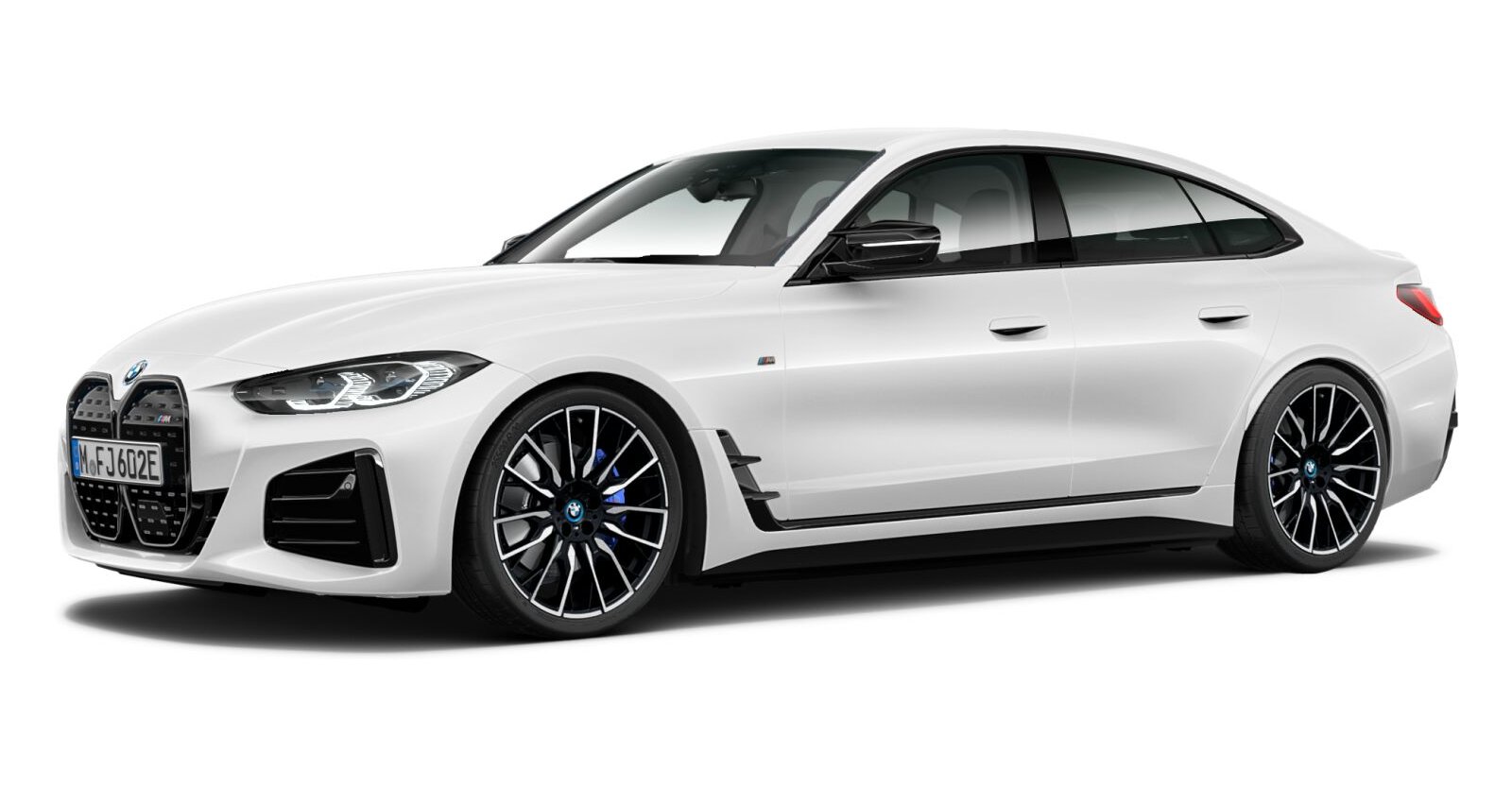 BMW BMW I in Weiß von vorne BMW BMW I in Weiß von vorne