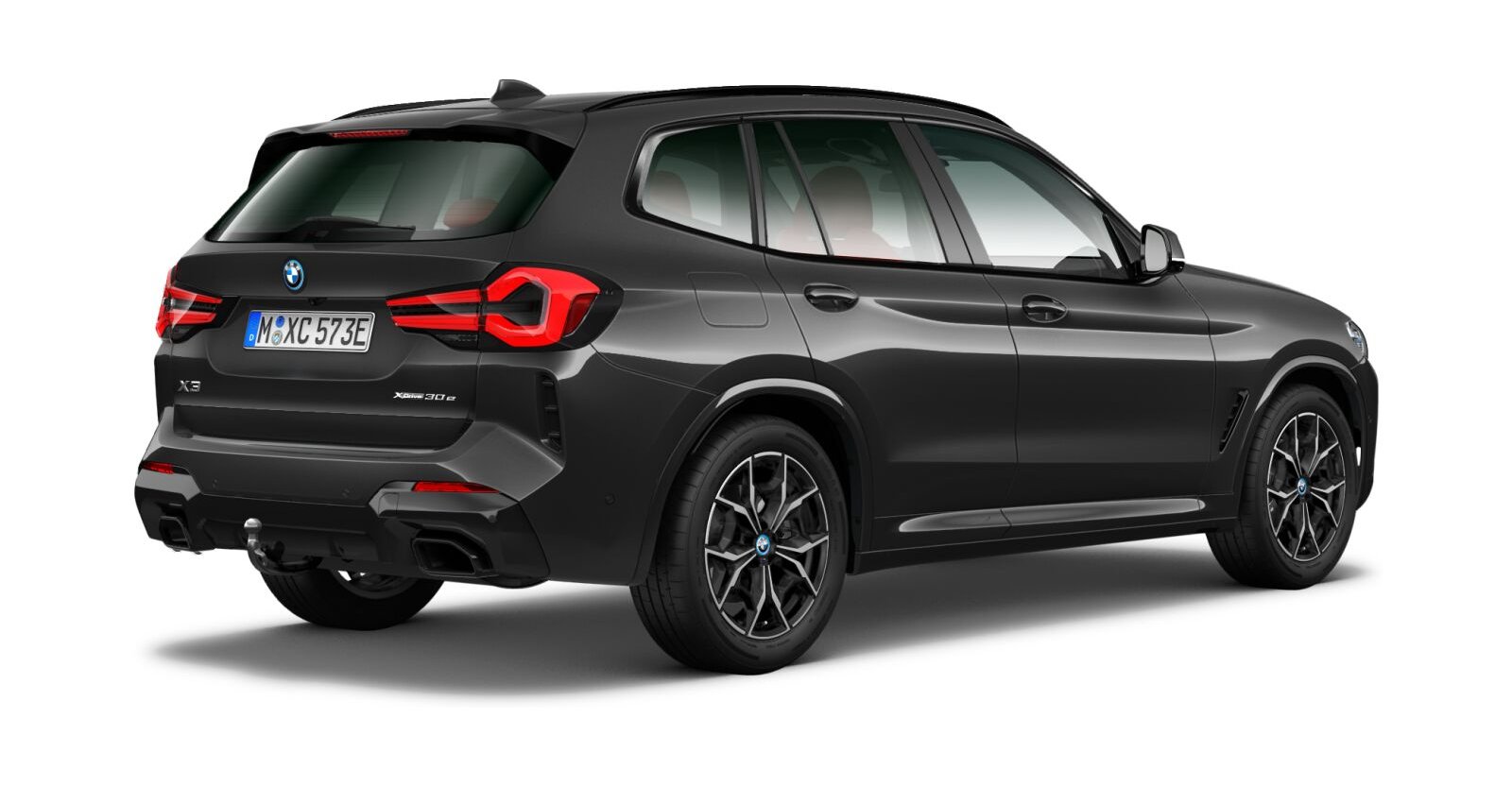 BMW BMW X in Grau von hinten BMW BMW X in Grau von hinten