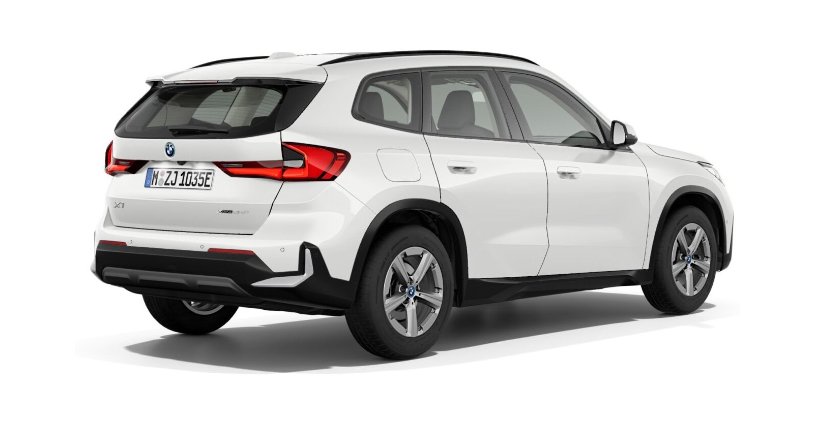 BMW BMW X in Weiß von hinten BMW BMW X in Weiß von hinten