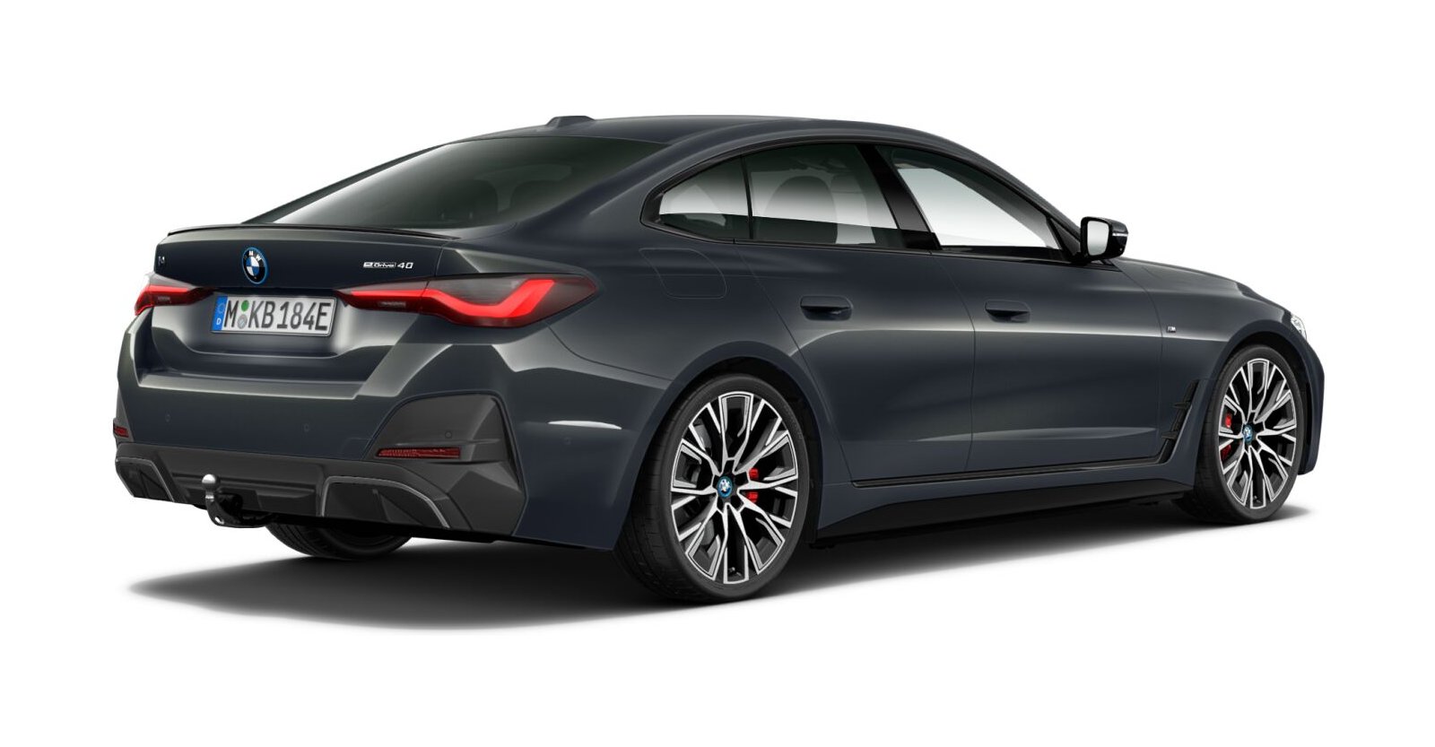 BMW BMW I in Grau von hinten