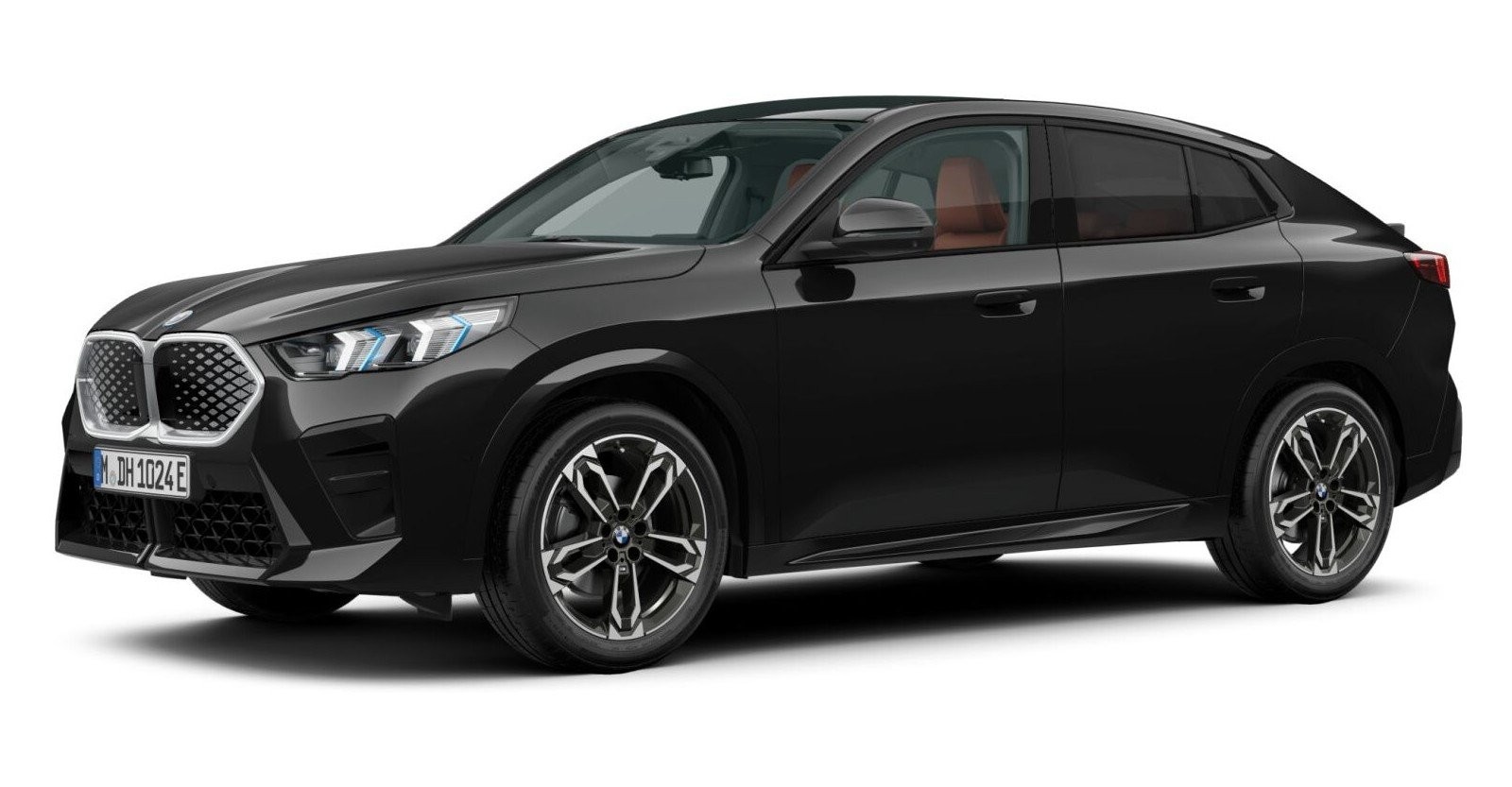 BMW BMW I in Schwarz von vorne BMW BMW I in Schwarz von vorne