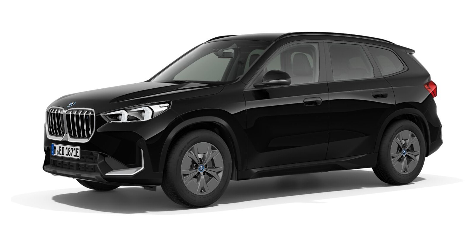 BMW BMW I in Schwarz von vorne BMW BMW I in Schwarz von vorne