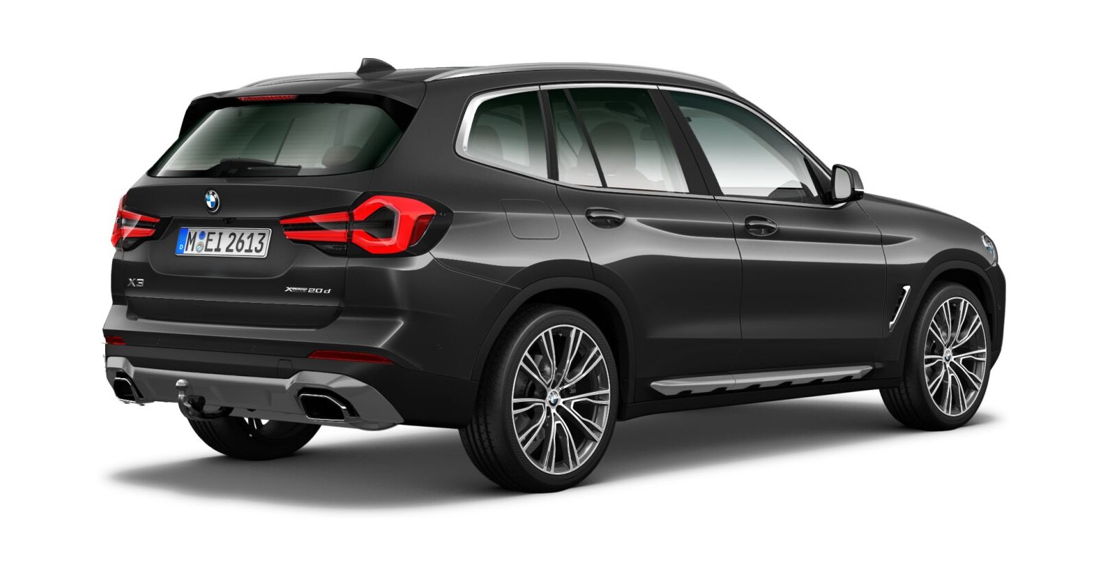 BMW BMW X in Grau von hinten BMW BMW X in Grau von hinten