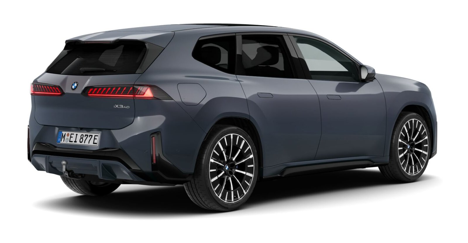 BMW BMW I in Grau von hinten BMW BMW I in Grau von hinten