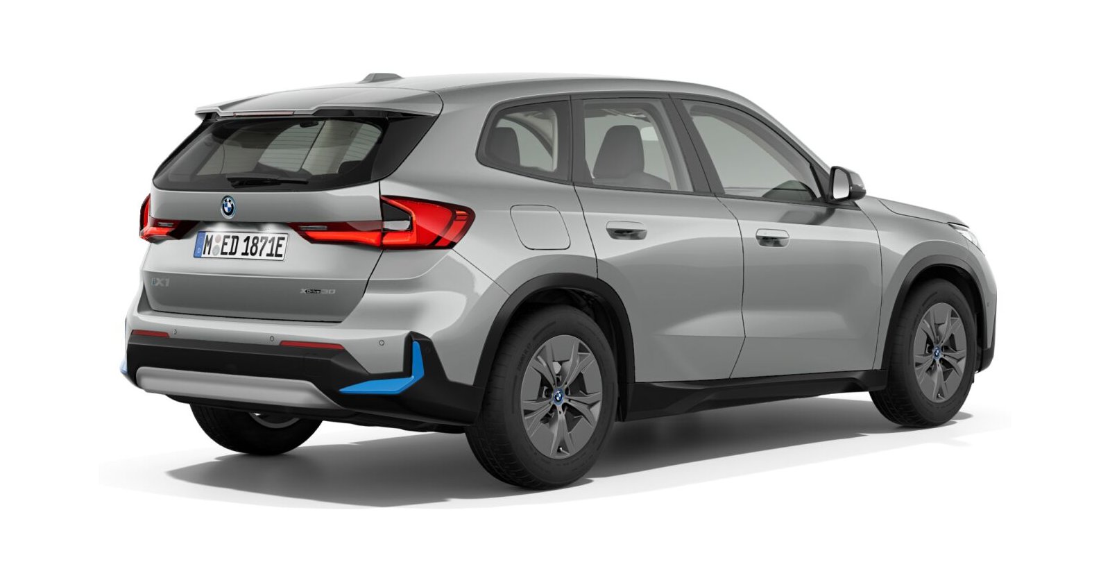 BMW BMW I in Grau von hinten BMW BMW I in Grau von hinten