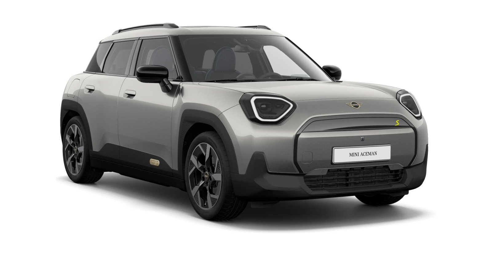 MINI Aceman SE in Silber von vorne MINI Aceman SE in Silber von vorne