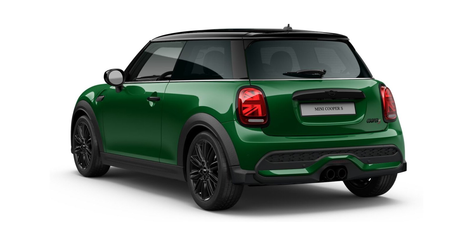 MINI MINI 3-Türer in Grün von hinten MINI MINI 3-Türer in Grün von hinten