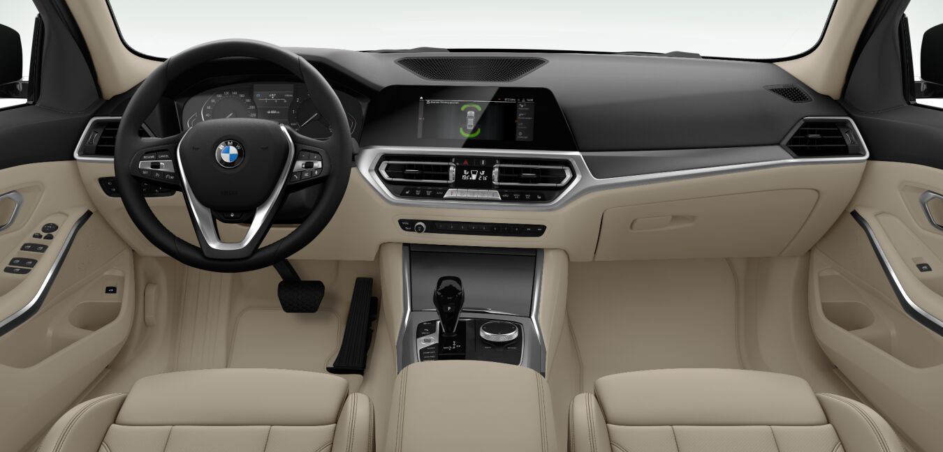 BMW BMW 3er im Innenraum von vorne BMW BMW 3er im Innenraum von vorne