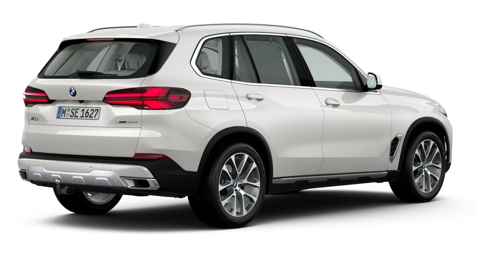 BMW BMW X in Weiß von hinten BMW BMW X in Weiß von hinten