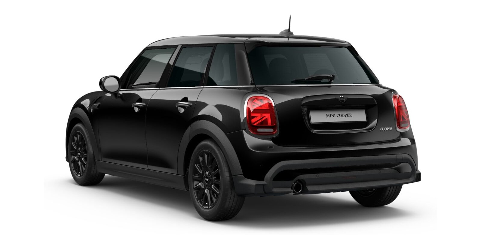 MINI MINI 5-Türer in Schwarz von hinten