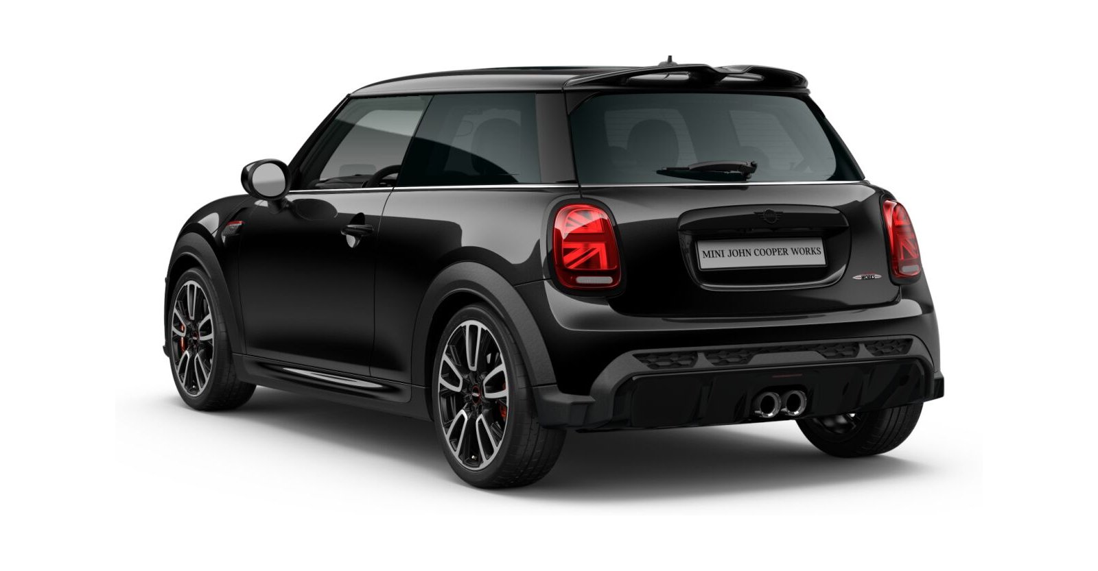MINI MINI 3-Türer in Schwarz von hinten MINI MINI 3-Türer in Schwarz von hinten
