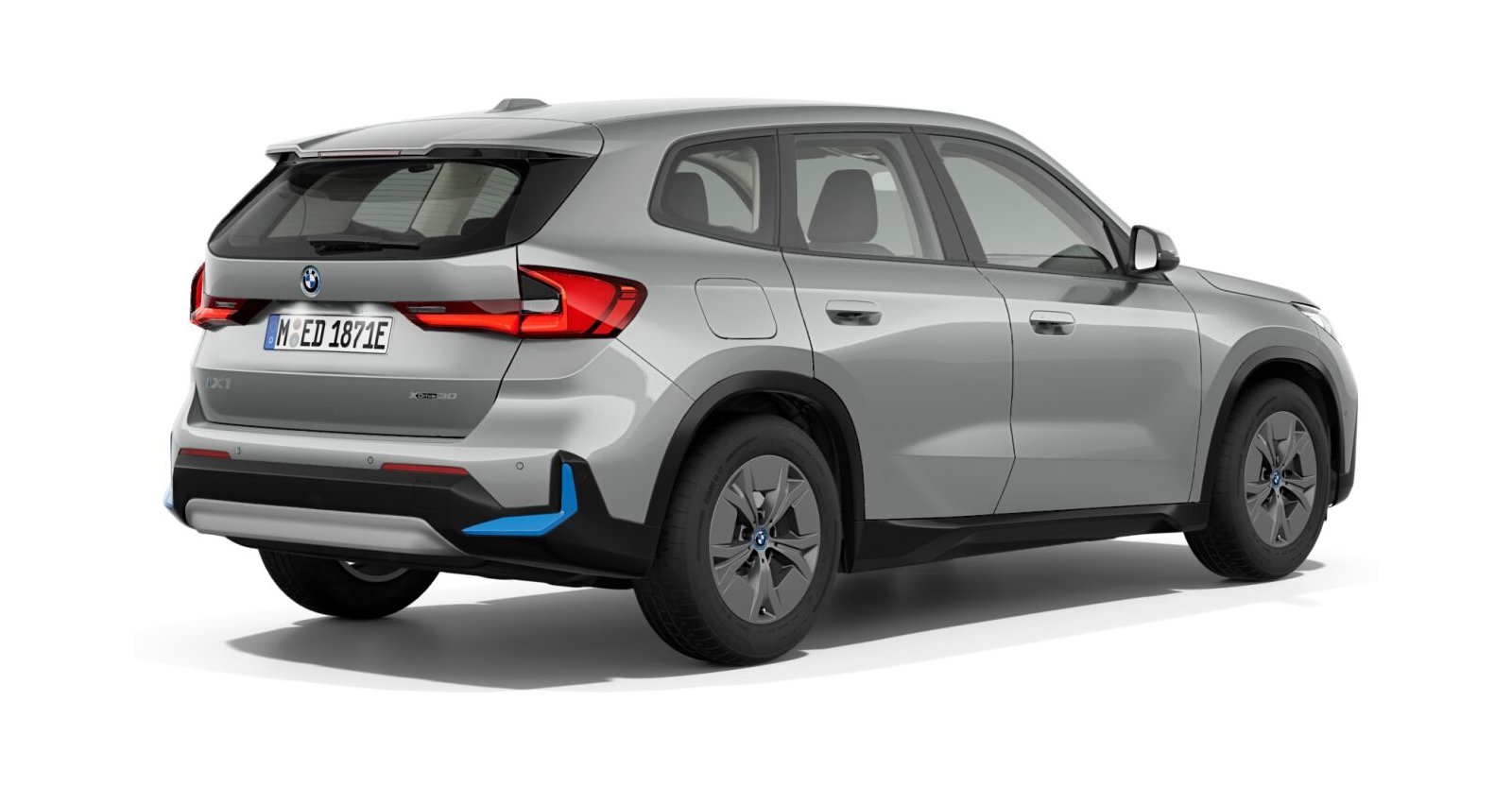 BMW BMW I in Grau von hinten