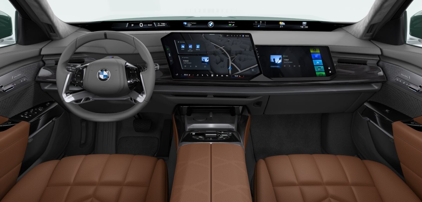 BMW BMW 7er im Innenraum von vorne BMW BMW 7er im Innenraum von vorne