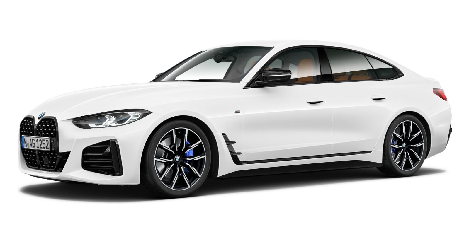 BMW BMW 4er in Weiß von vorne BMW BMW 4er in Weiß von vorne