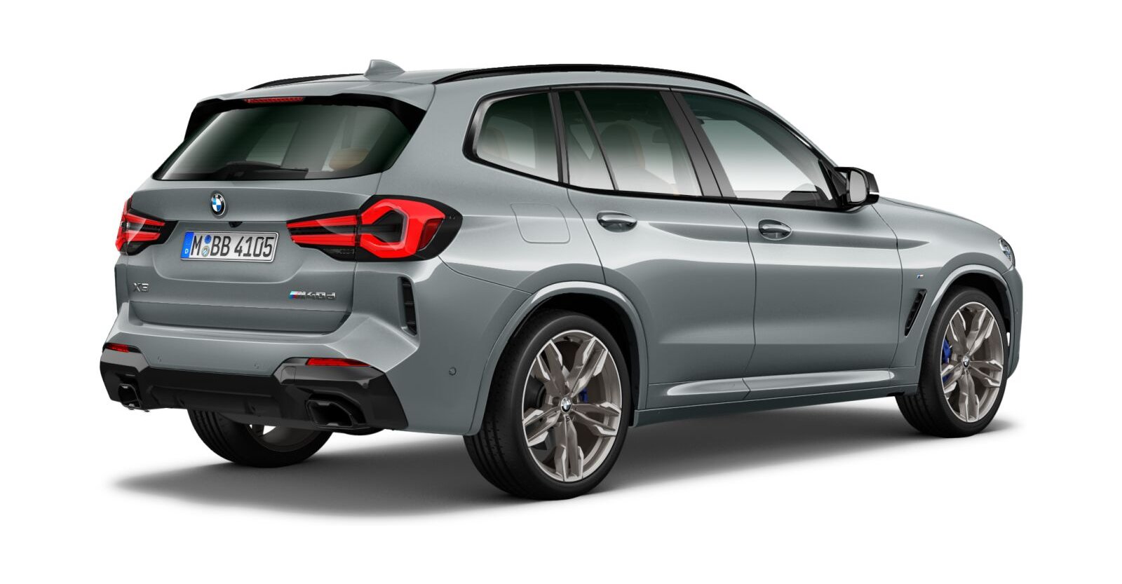 BMW BMW X in Grau von hinten BMW BMW X in Grau von hinten