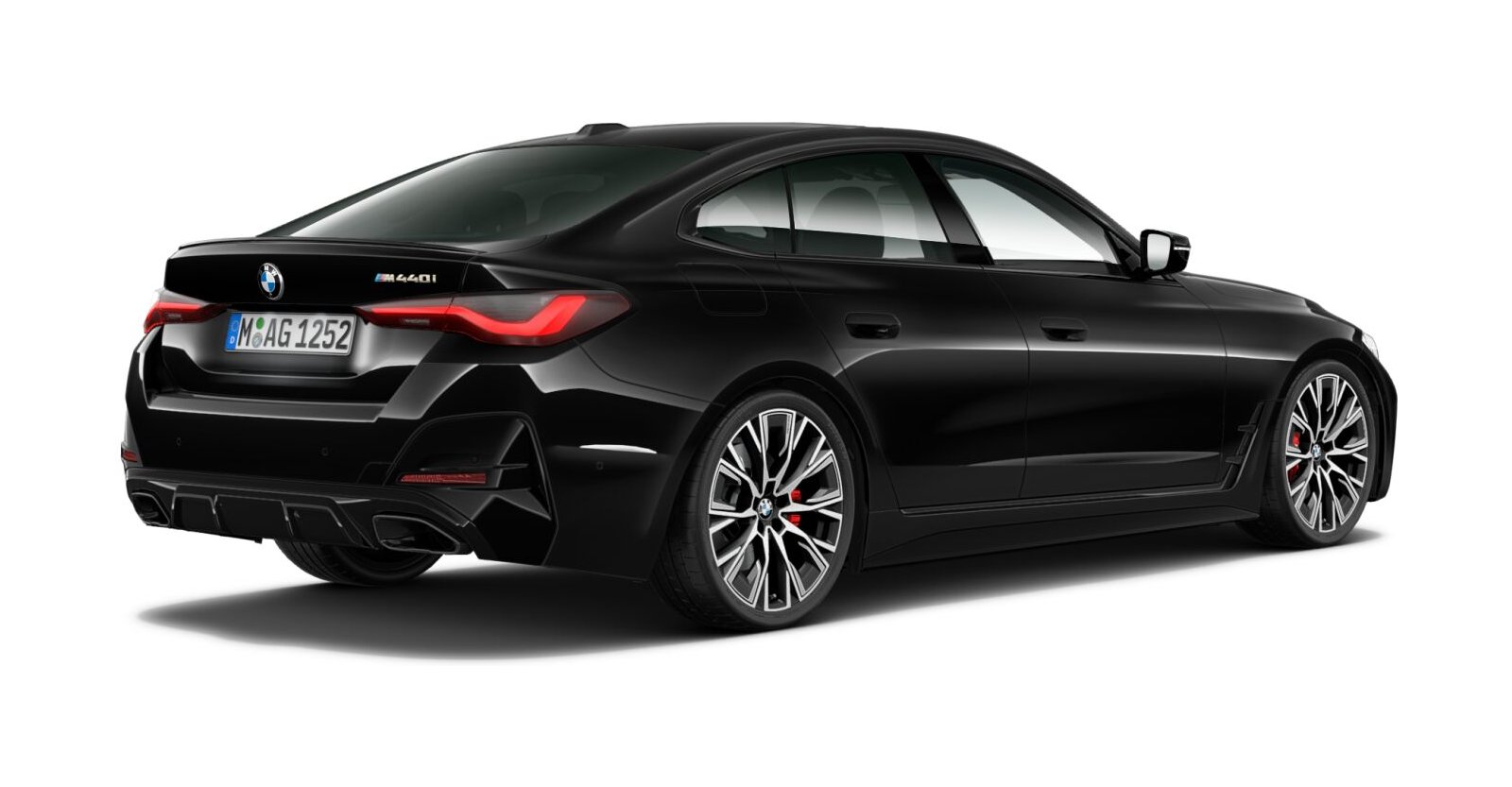 BMW BMW 4er in Schwarz von hinten BMW BMW 4er in Schwarz von hinten