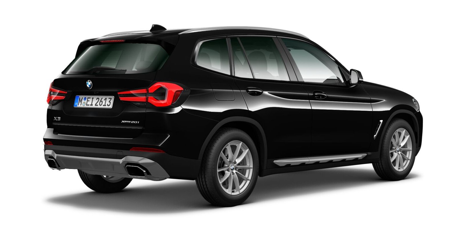 BMW BMW X in Schwarz von hinten BMW BMW X in Schwarz von hinten