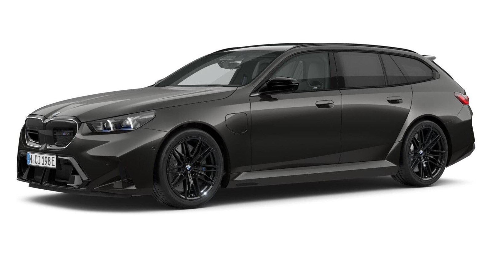BMW M5 Touring in Grau von vorne BMW M5 Touring in Grau von vorne