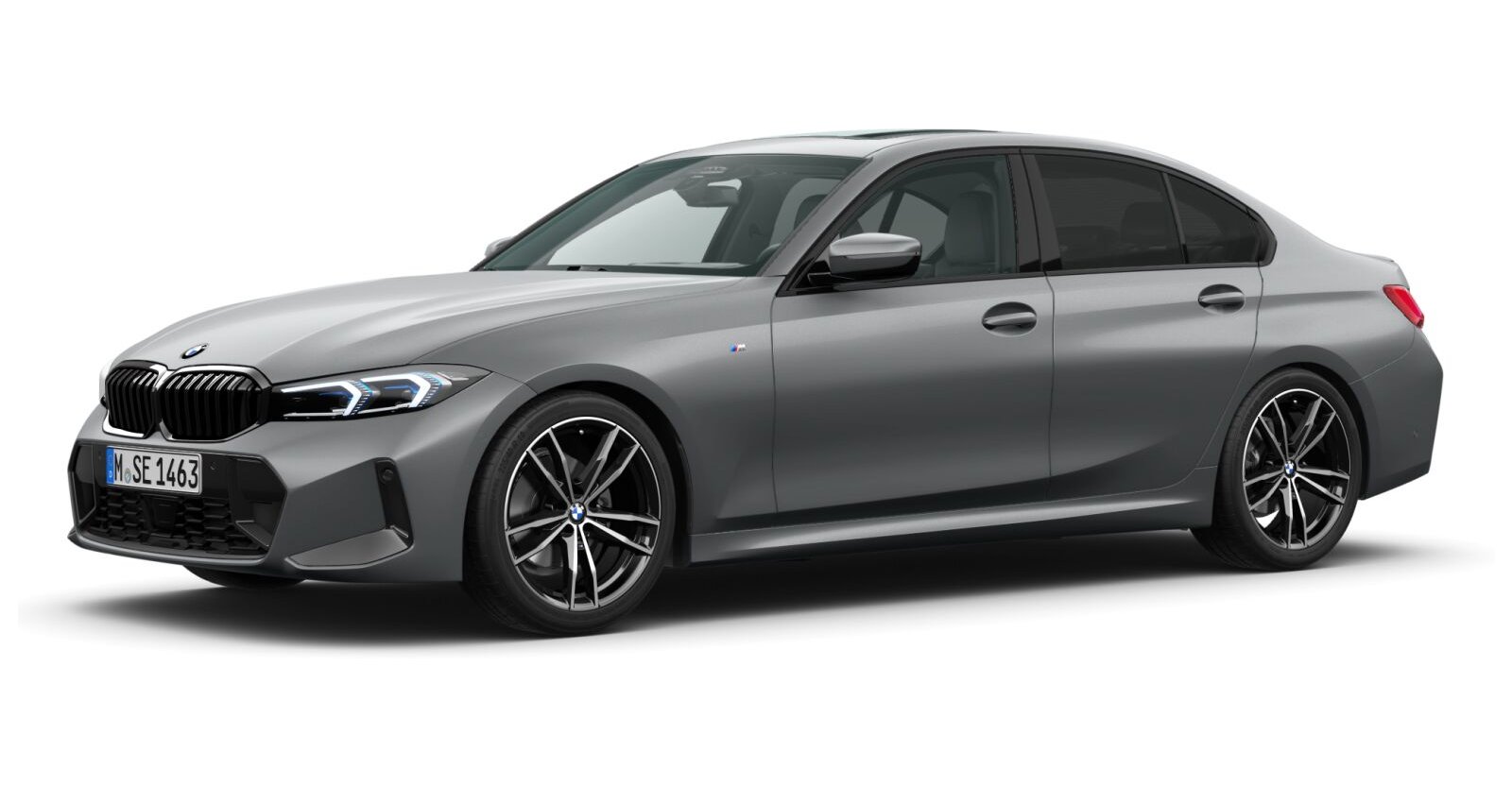 BMW BMW 3er in Grau von vorne