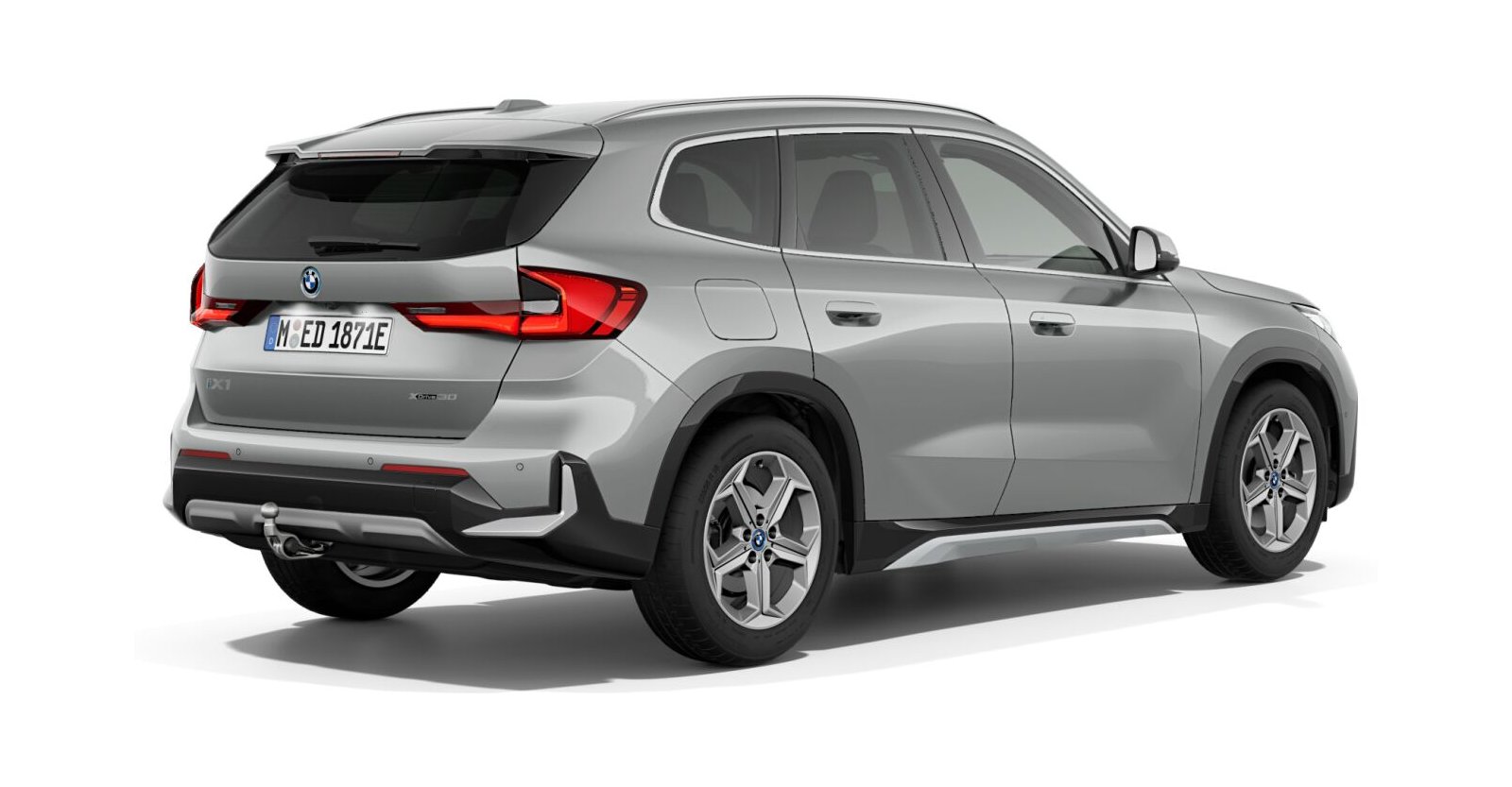 BMW BMW I in Grau von hinten BMW BMW I in Grau von hinten