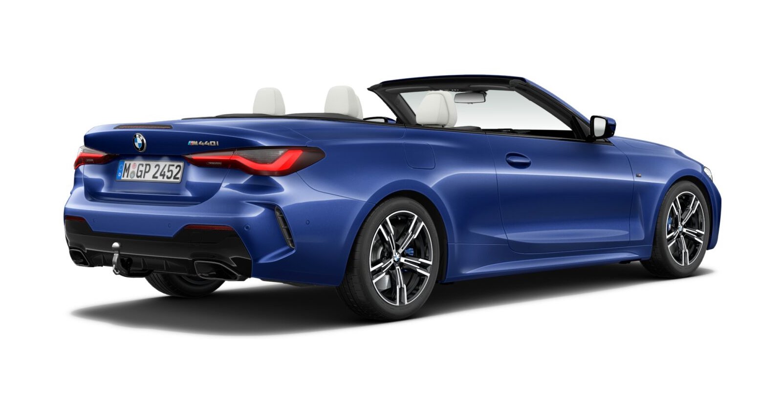 BMW BMW 4er in Blau von hinten BMW BMW 4er in Blau von hinten