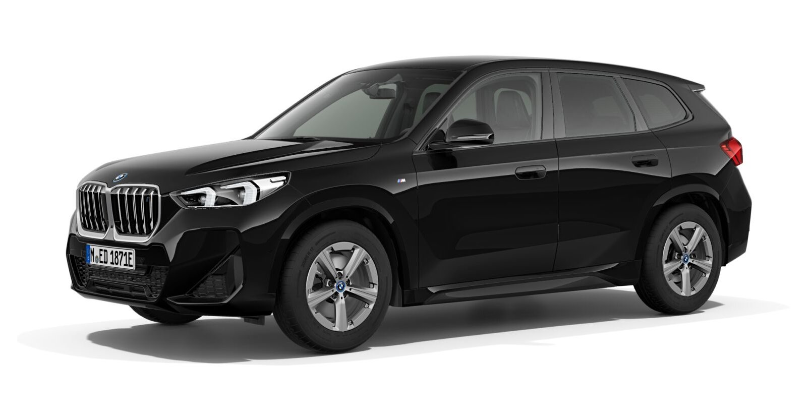 BMW BMW I in Schwarz von vorne BMW BMW I in Schwarz von vorne