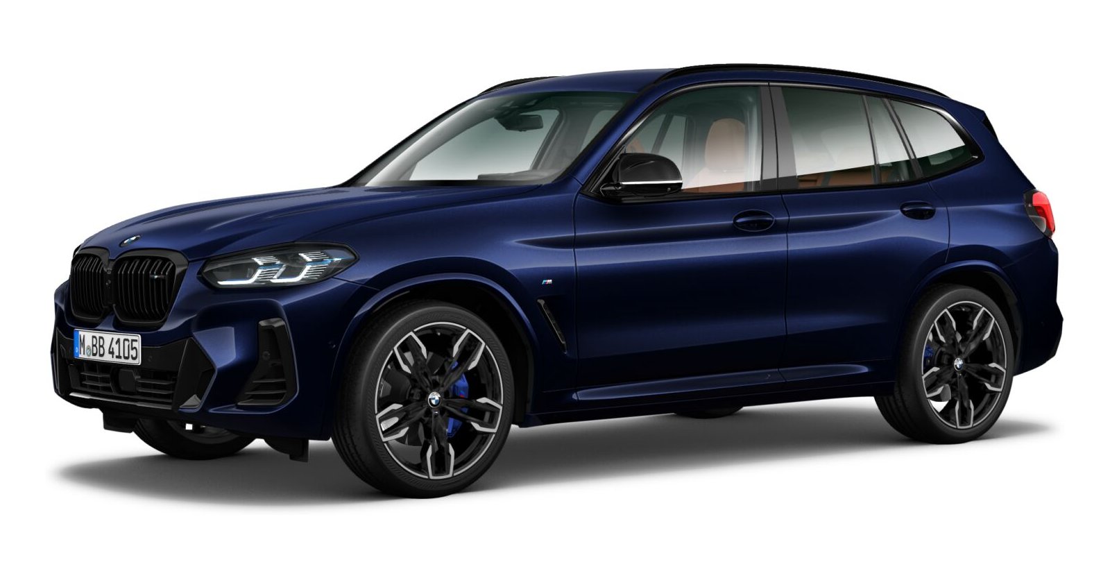 BMW BMW X in Blau von vorne BMW BMW X in Blau von vorne