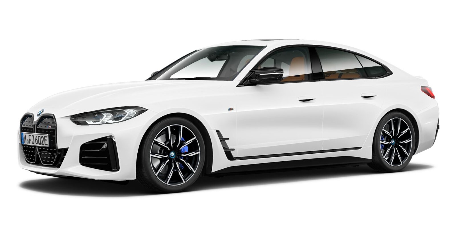 BMW BMW I in Weiß von vorne BMW BMW I in Weiß von vorne