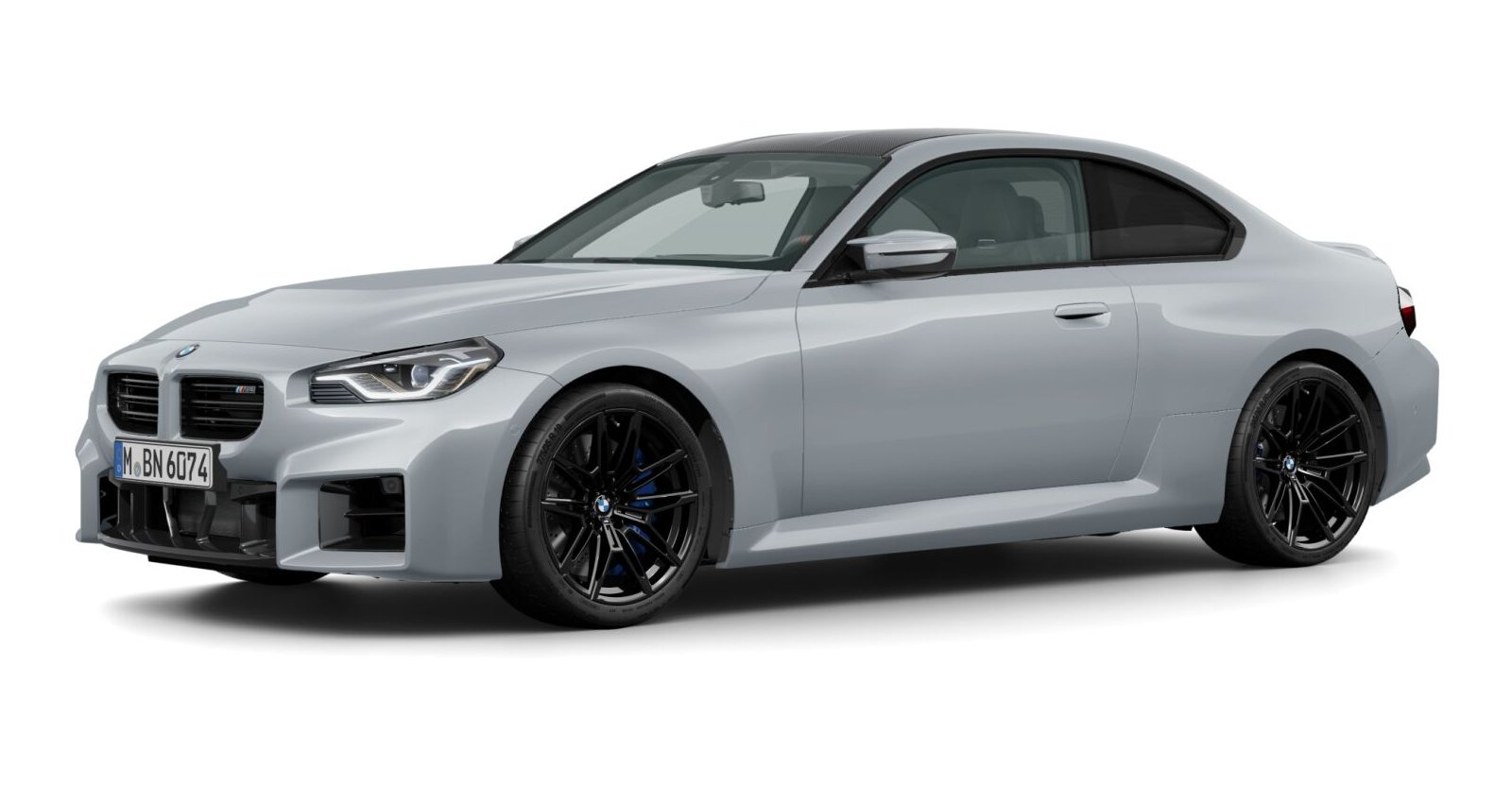 BMW M2 Coupé in Grau von vorne BMW M2 Coupé in Grau von vorne