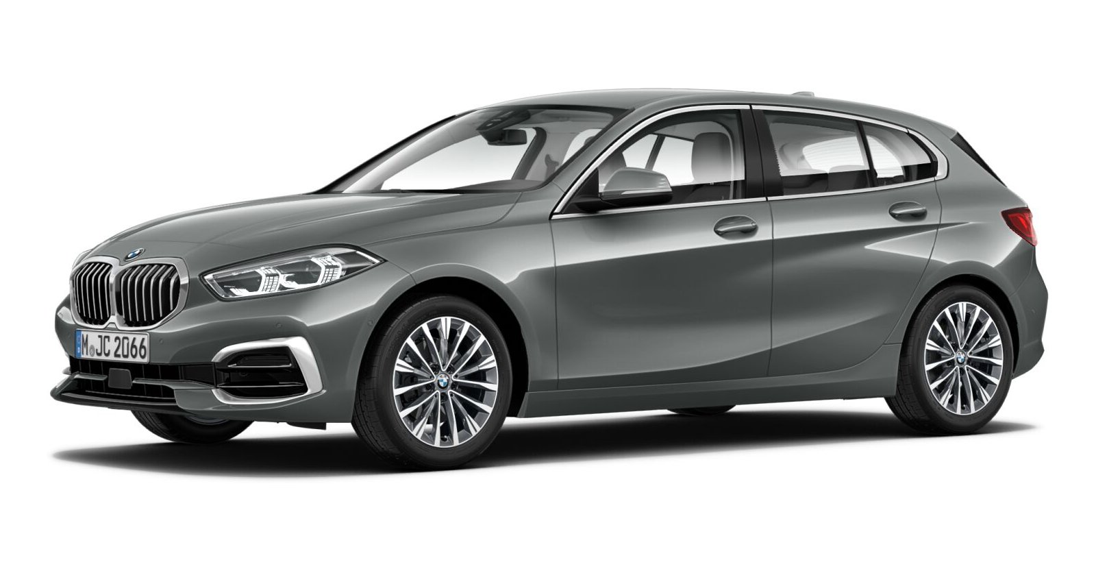 BMW BMW 1er in Grau von vorne BMW BMW 1er in Grau von vorne
