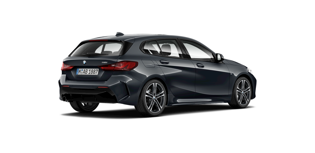 BMW BMW 1er in Grau von hinten