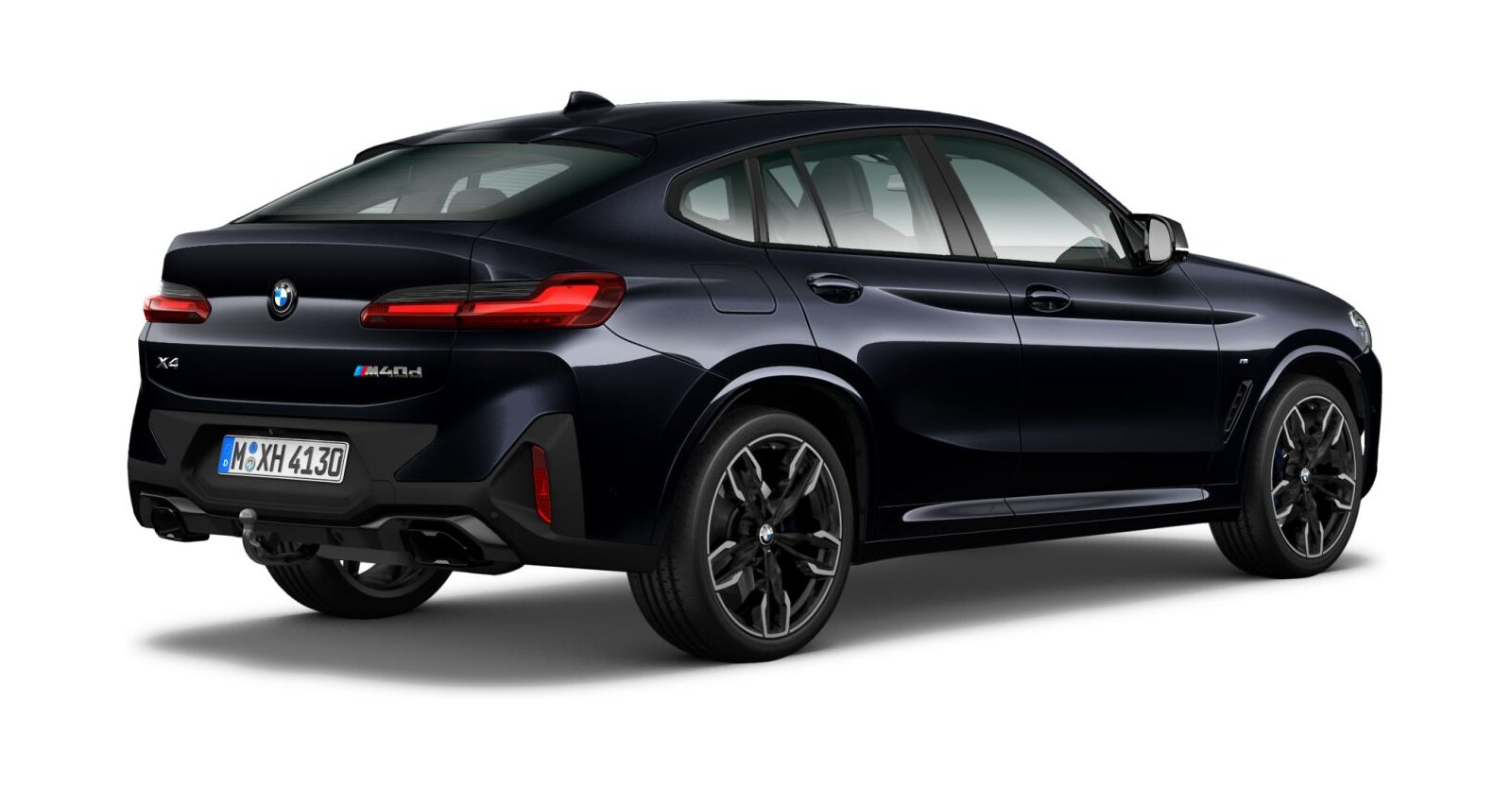 BMW BMW X in Schwarz von hinten BMW BMW X in Schwarz von hinten