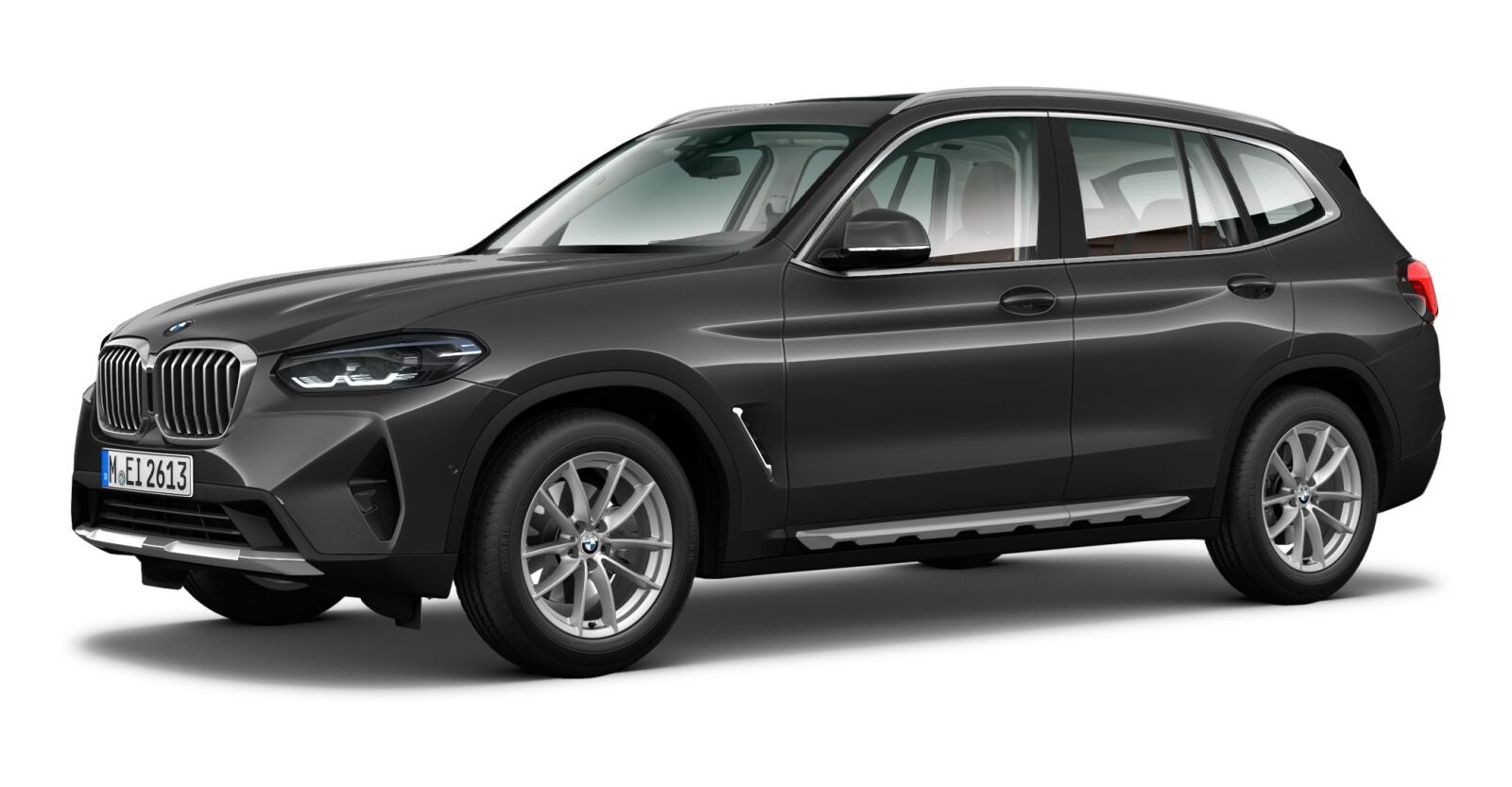 BMW X3 xDrive 20d in Grau von vorne
